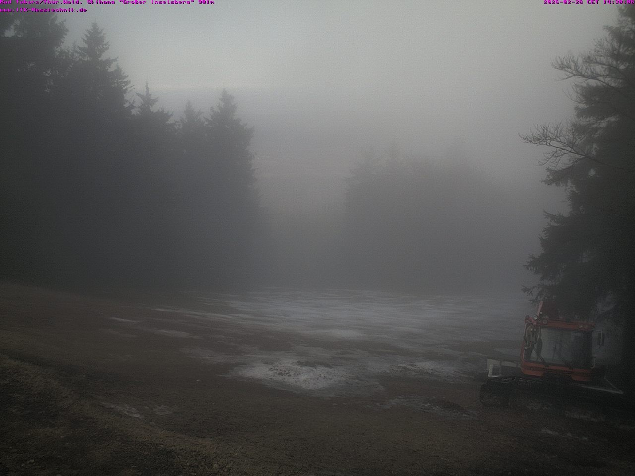 Archived image Webcam Großer Inselsberg, Thuringian Forest