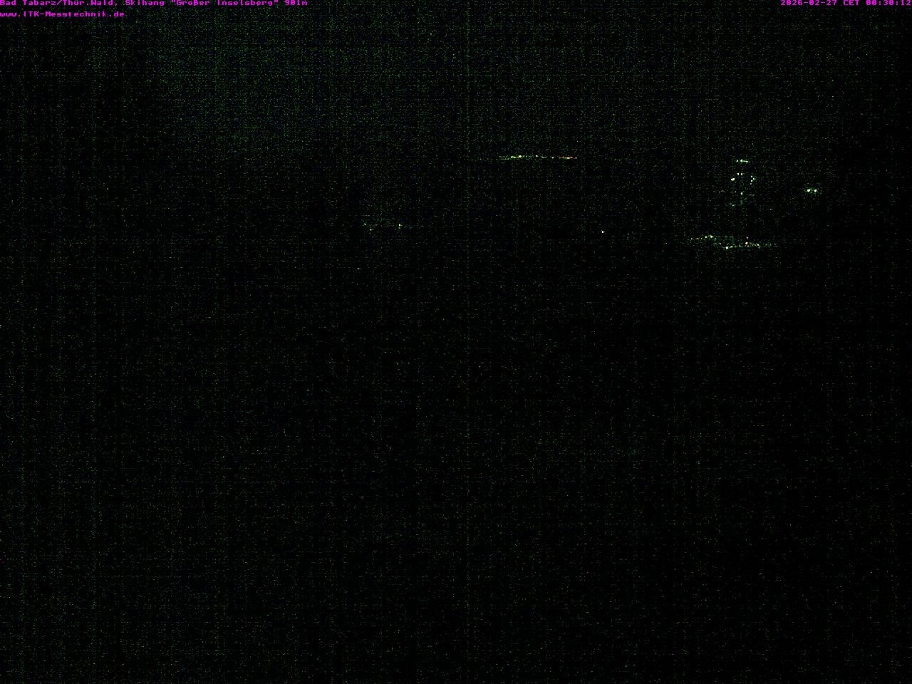 Archived image Webcam Großer Inselsberg, Thuringian Forest