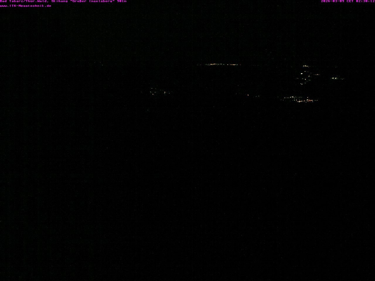 Archived image Webcam Großer Inselsberg, Thuringian Forest