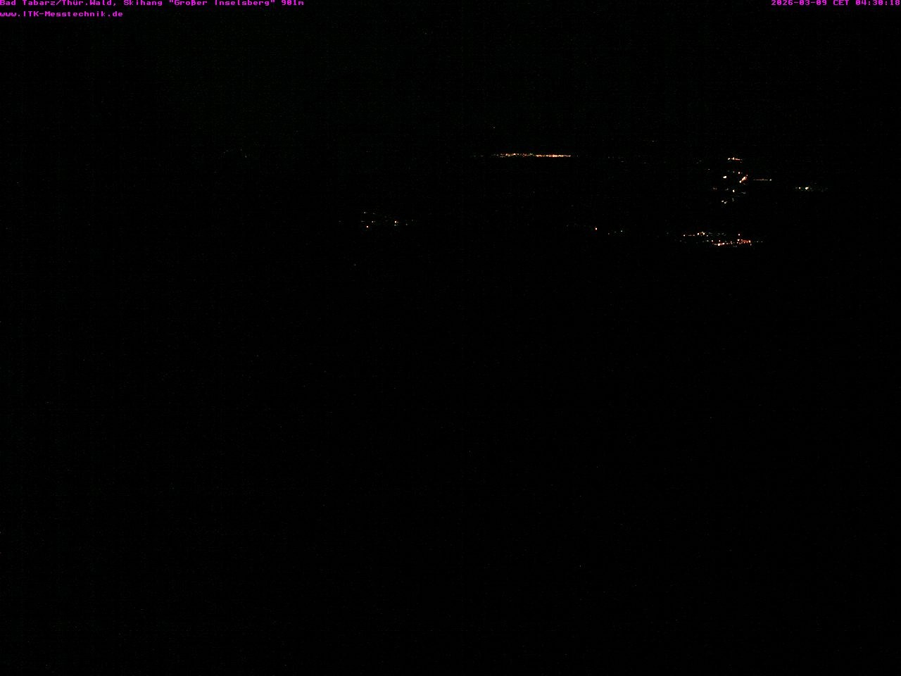 Archived image Webcam Großer Inselsberg, Thuringian Forest