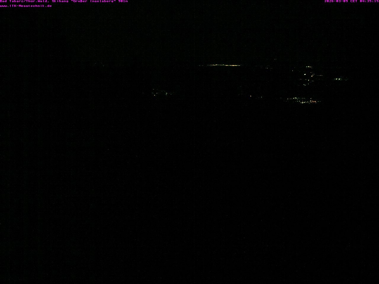 Archived image Webcam Großer Inselsberg, Thuringian Forest