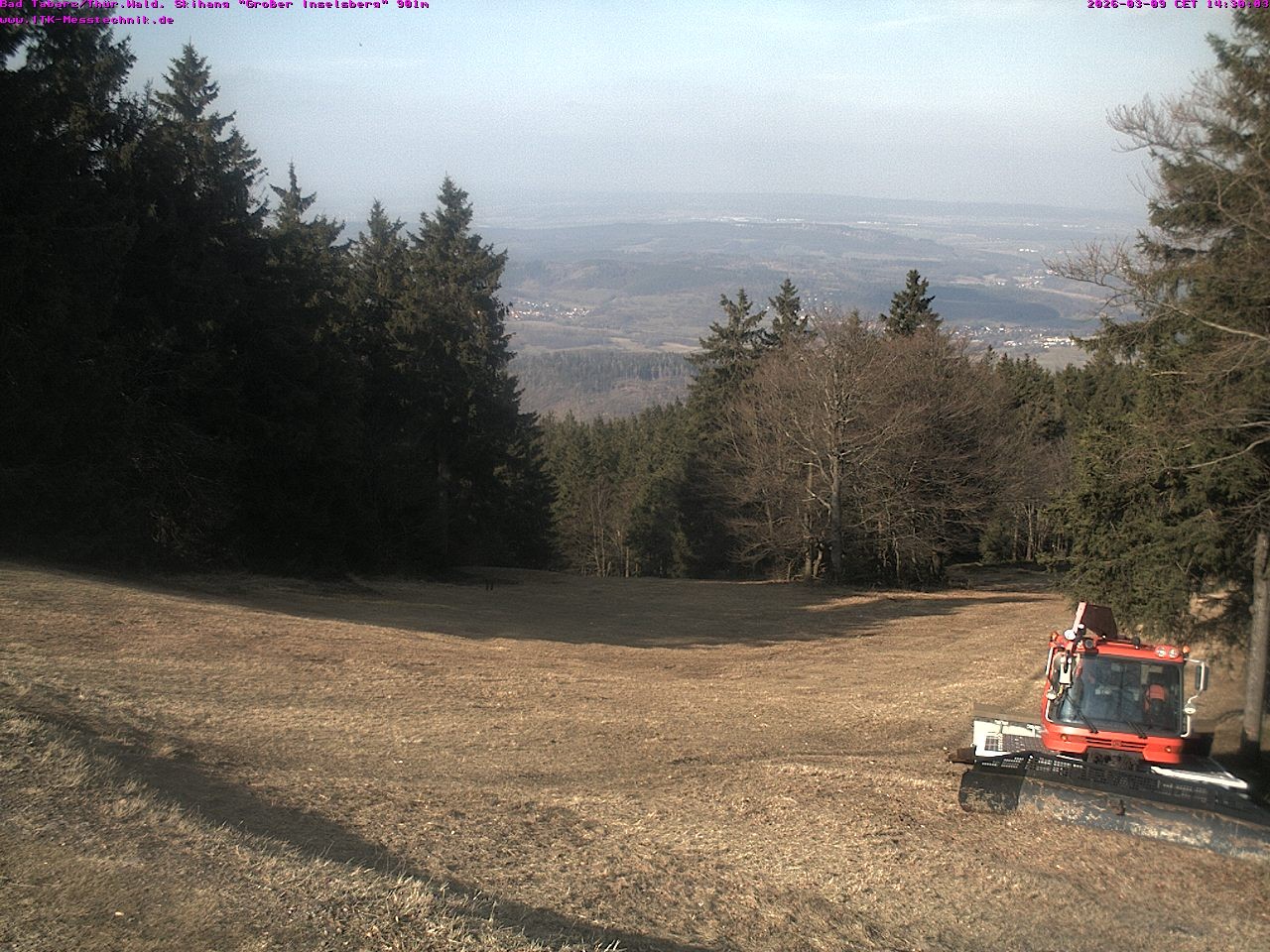 Archived image Webcam Großer Inselsberg, Thuringian Forest