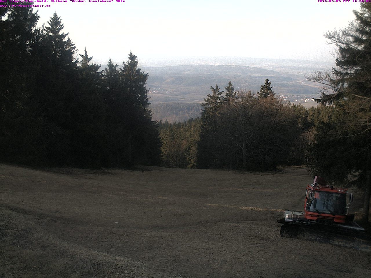Archived image Webcam Großer Inselsberg, Thuringian Forest