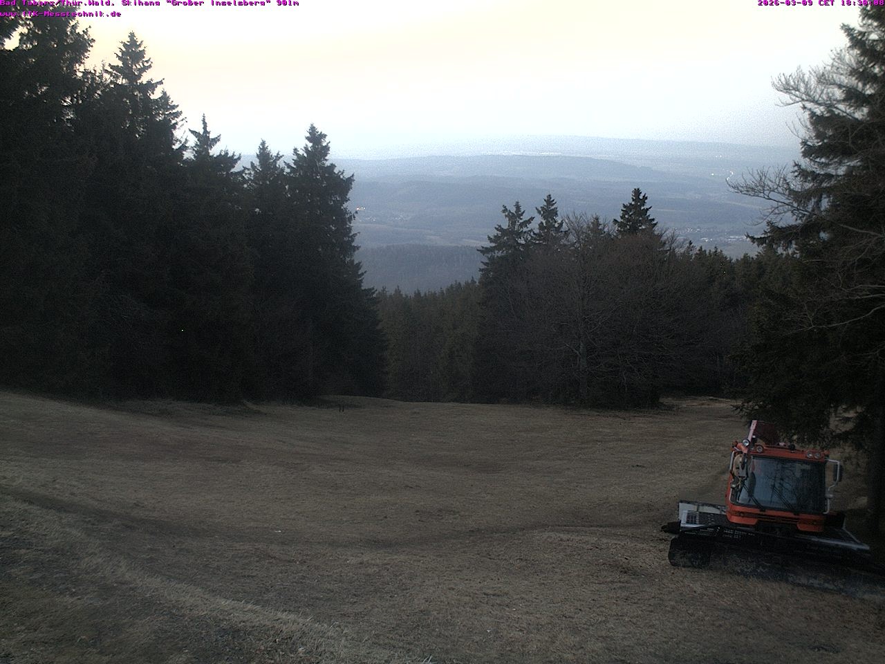 Archived image Webcam Großer Inselsberg, Thuringian Forest