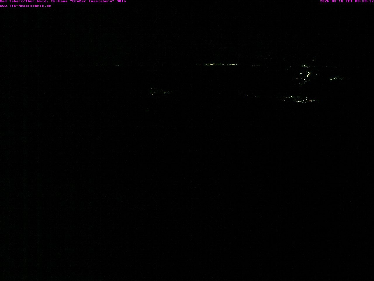 Archived image Webcam Großer Inselsberg, Thuringian Forest