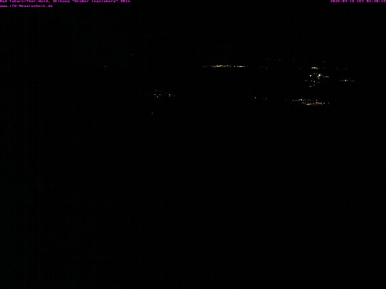 Archived image Webcam Großer Inselsberg, Thuringian Forest