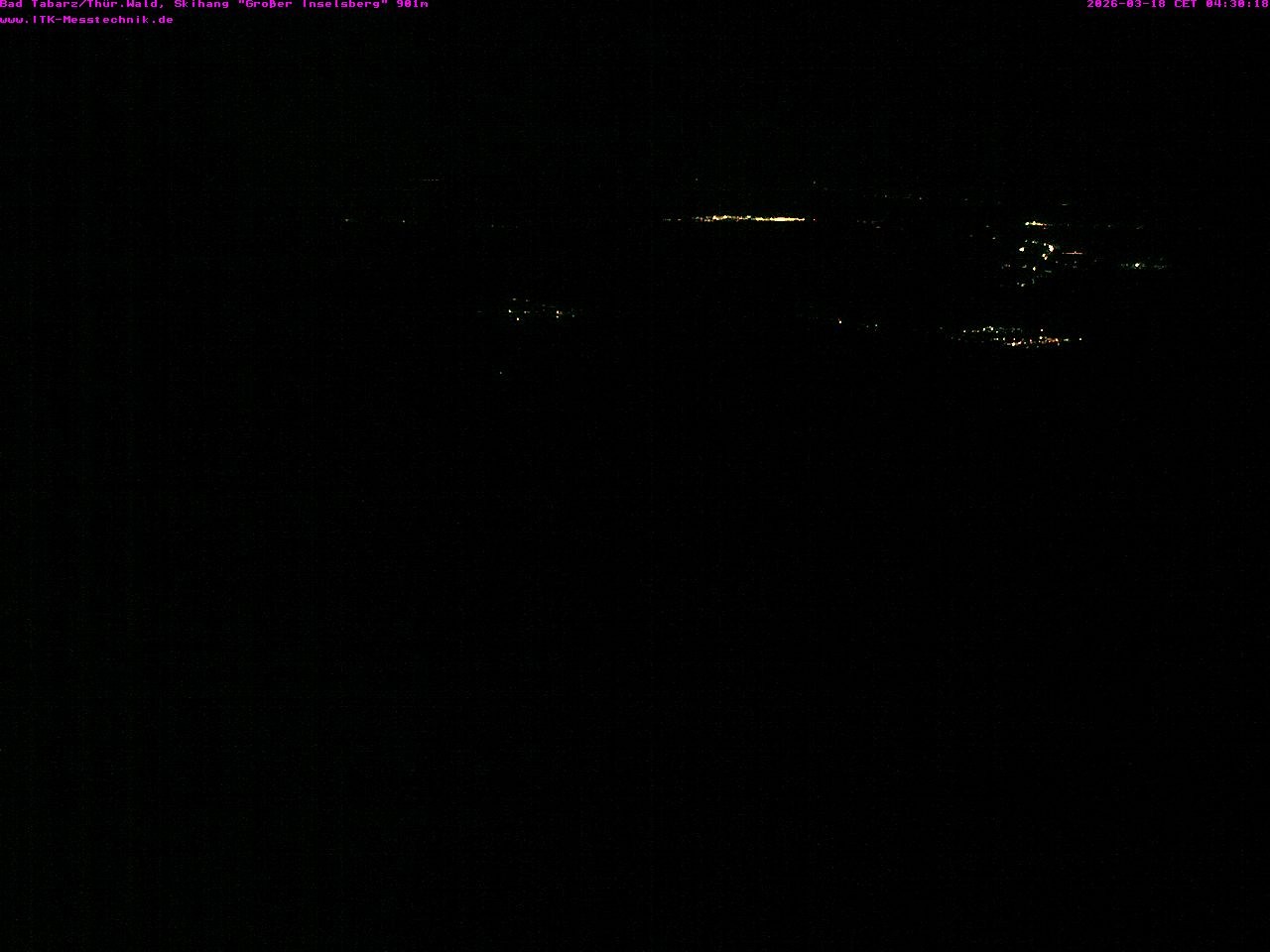 Archived image Webcam Großer Inselsberg, Thuringian Forest