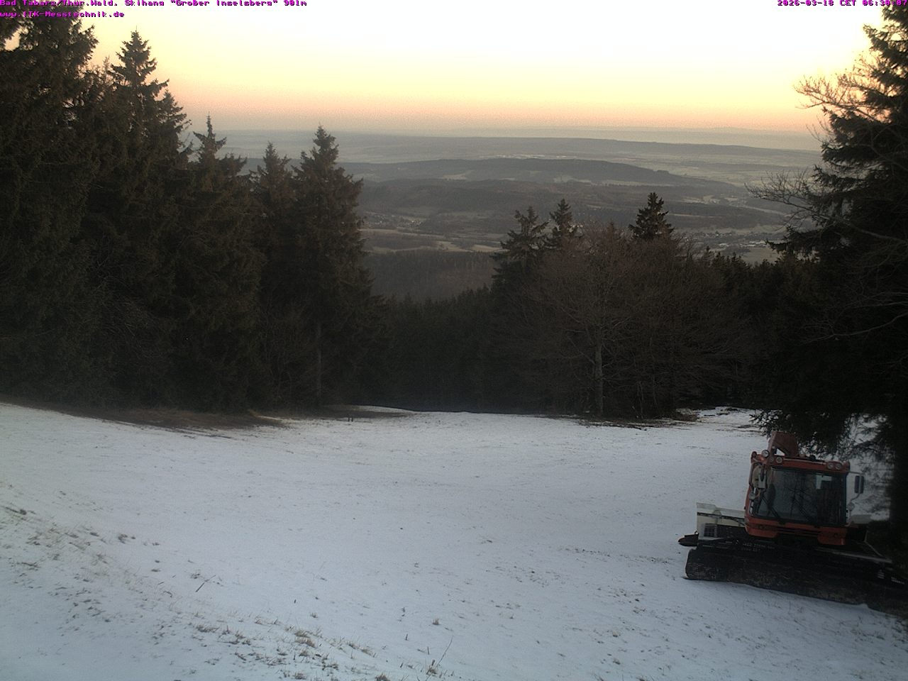 Archived image Webcam Großer Inselsberg, Thuringian Forest