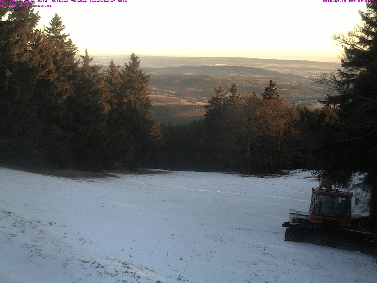 Archived image Webcam Großer Inselsberg, Thuringian Forest