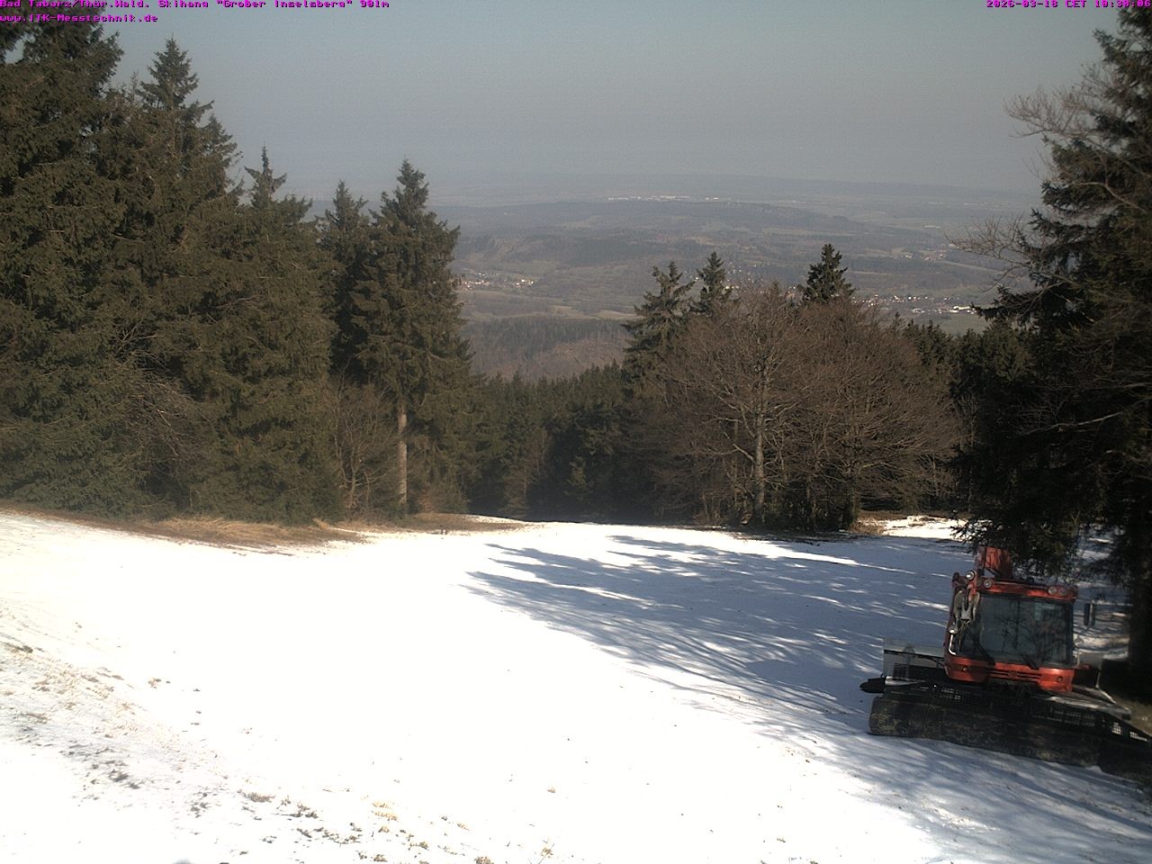 Archived image Webcam Großer Inselsberg, Thuringian Forest