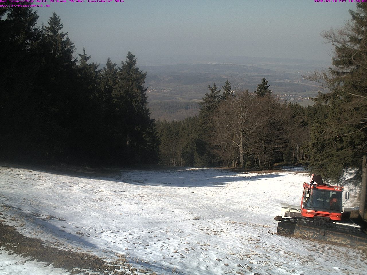 Archived image Webcam Großer Inselsberg, Thuringian Forest