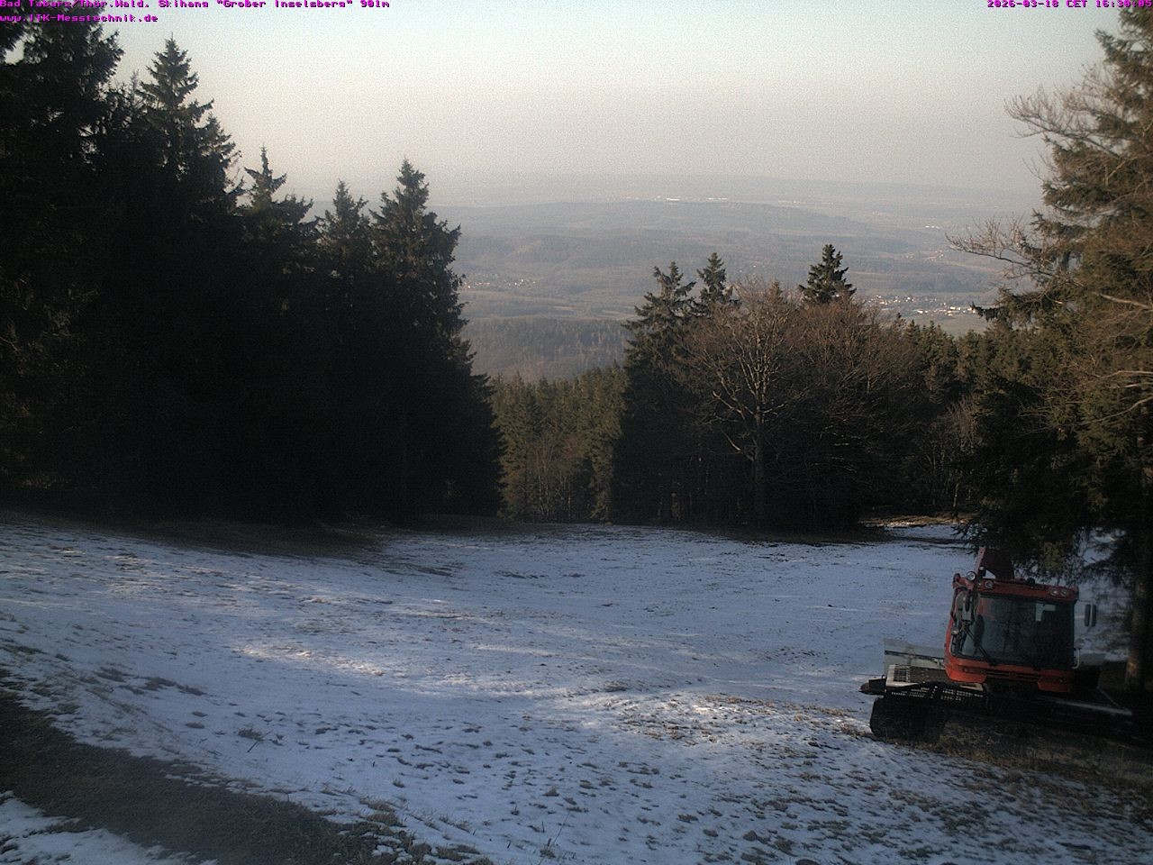 Archived image Webcam Großer Inselsberg, Thuringian Forest