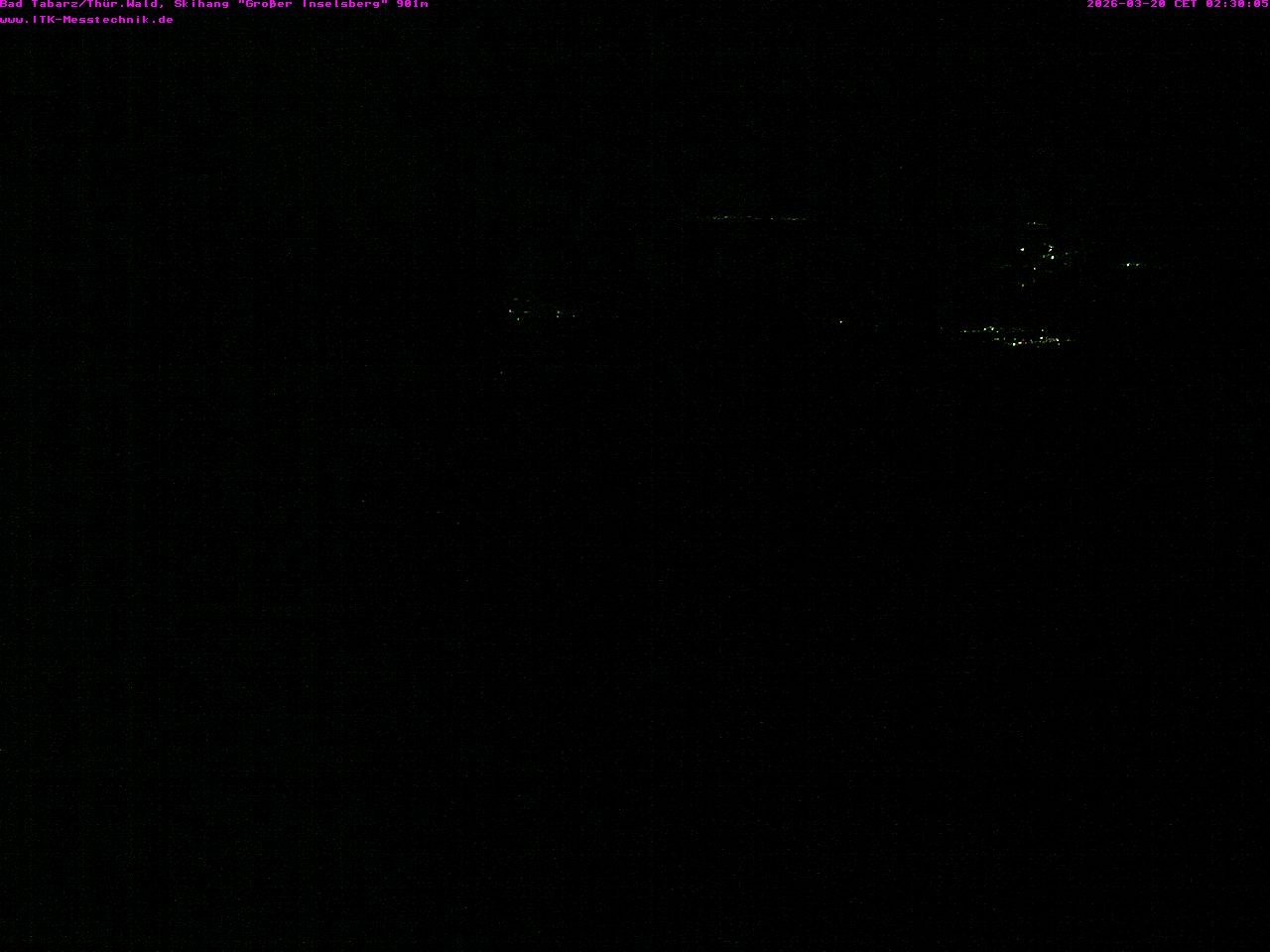 Archived image Webcam Großer Inselsberg, Thuringian Forest