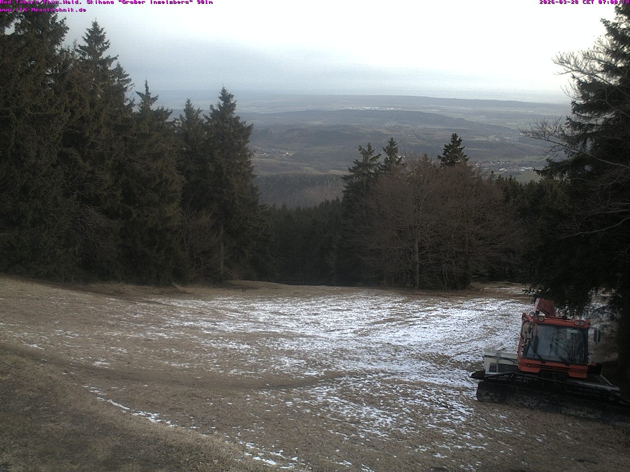 Archived image Webcam Großer Inselsberg, Thuringian Forest