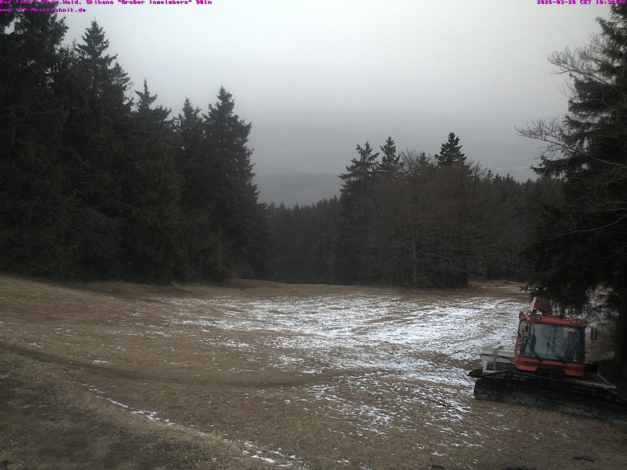 Archived image Webcam Großer Inselsberg, Thuringian Forest