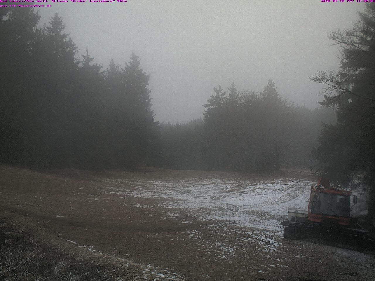 Archived image Webcam Großer Inselsberg, Thuringian Forest