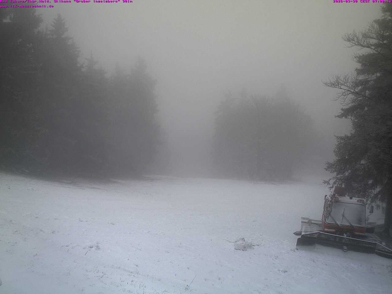 Archived image Webcam Großer Inselsberg, Thuringian Forest