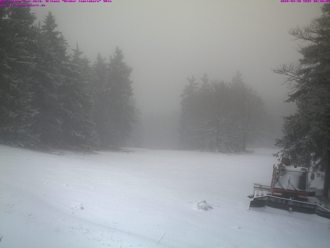 Archived image Webcam Großer Inselsberg, Thuringian Forest