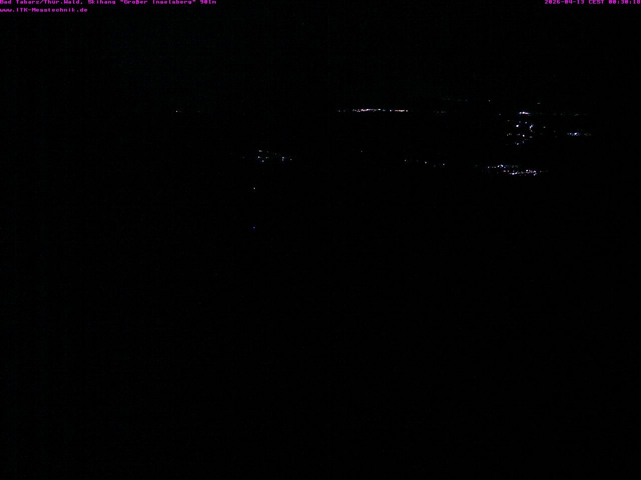 Archived image Webcam Großer Inselsberg, Thuringian Forest