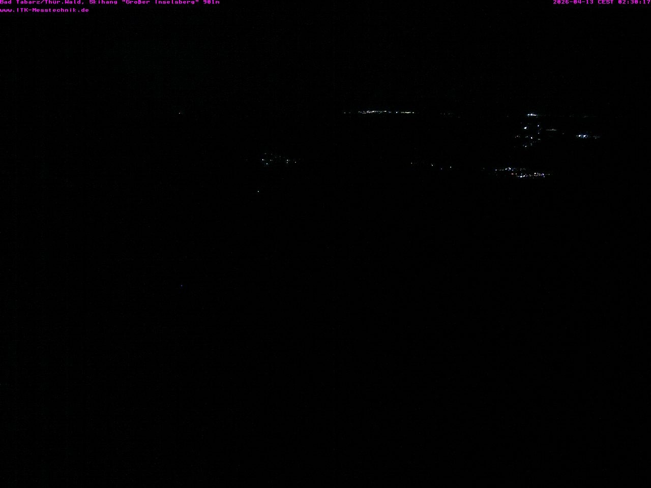 Archived image Webcam Großer Inselsberg, Thuringian Forest