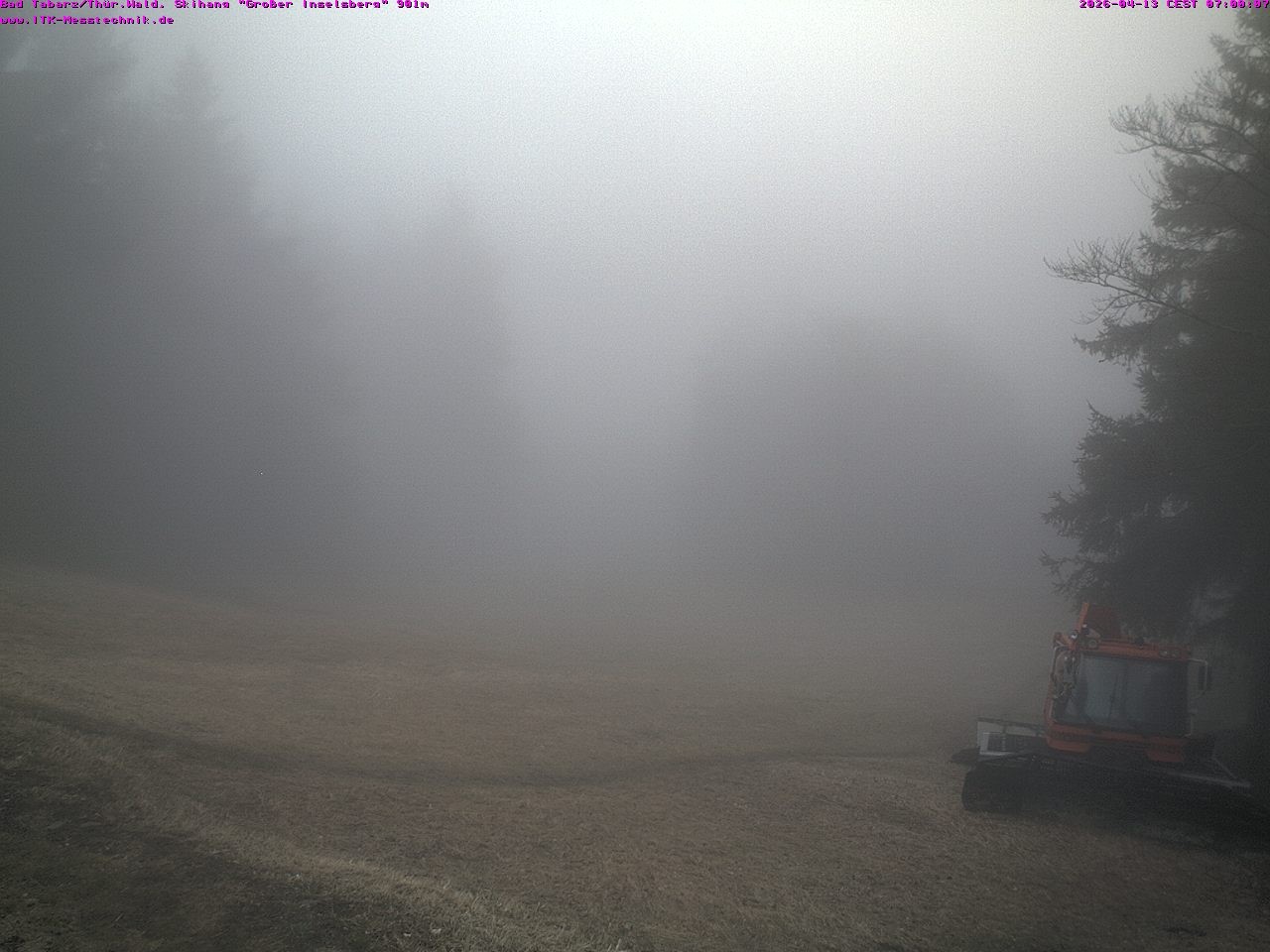 Archived image Webcam Großer Inselsberg, Thuringian Forest