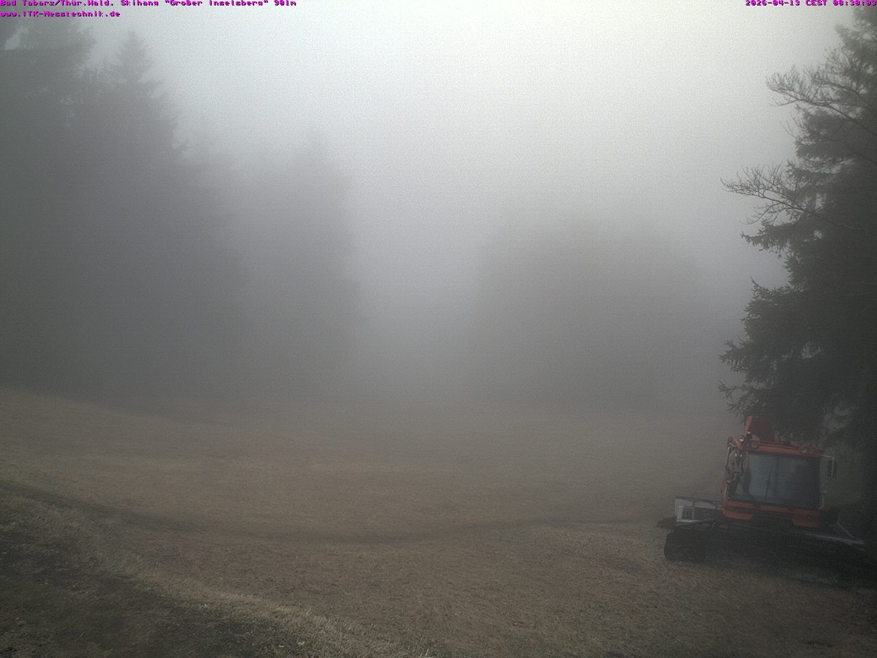 Archived image Webcam Großer Inselsberg, Thuringian Forest