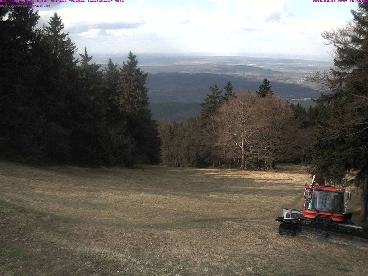 Archiv Foto Webcam Großer Inselsberg im Thüringer Wald