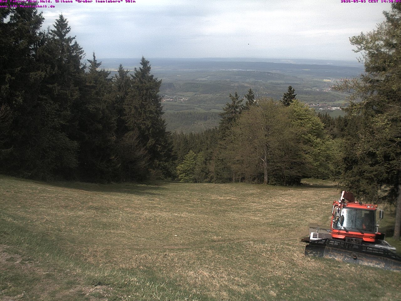 Archived image Webcam Großer Inselsberg, Thuringian Forest