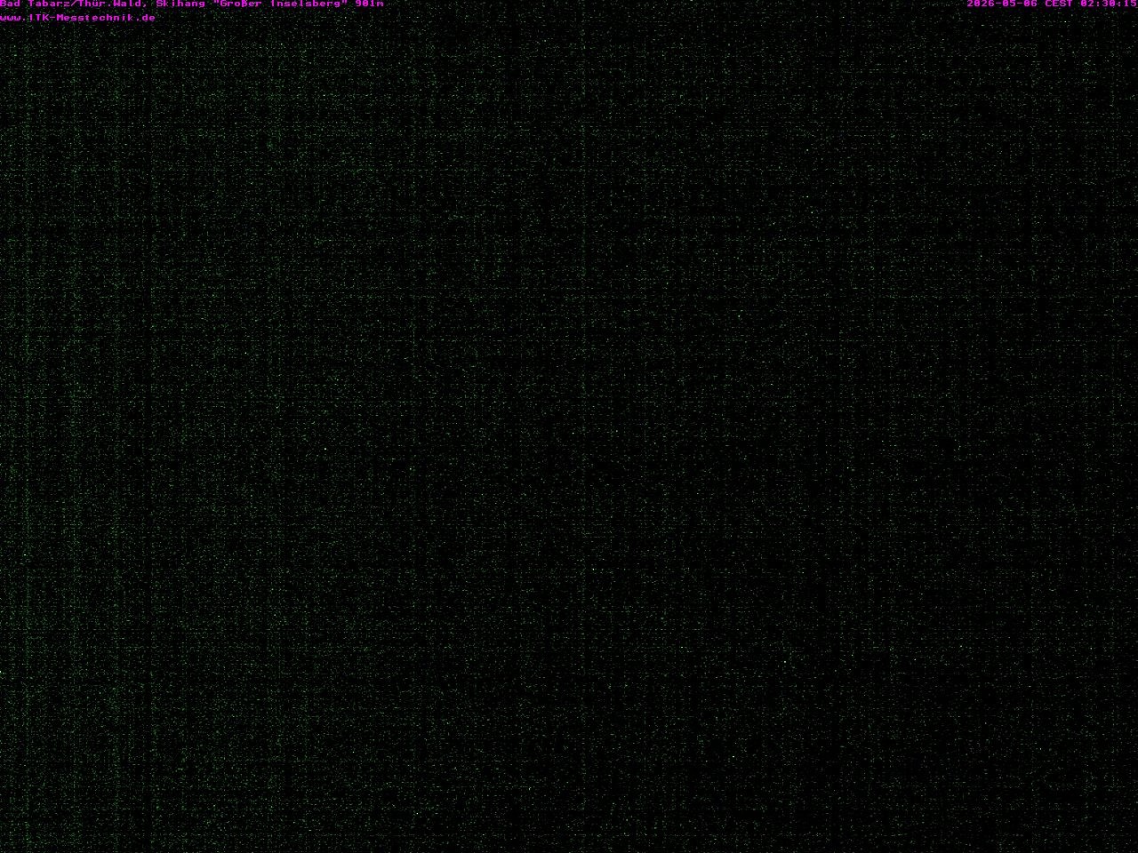 Archived image Webcam Großer Inselsberg, Thuringian Forest