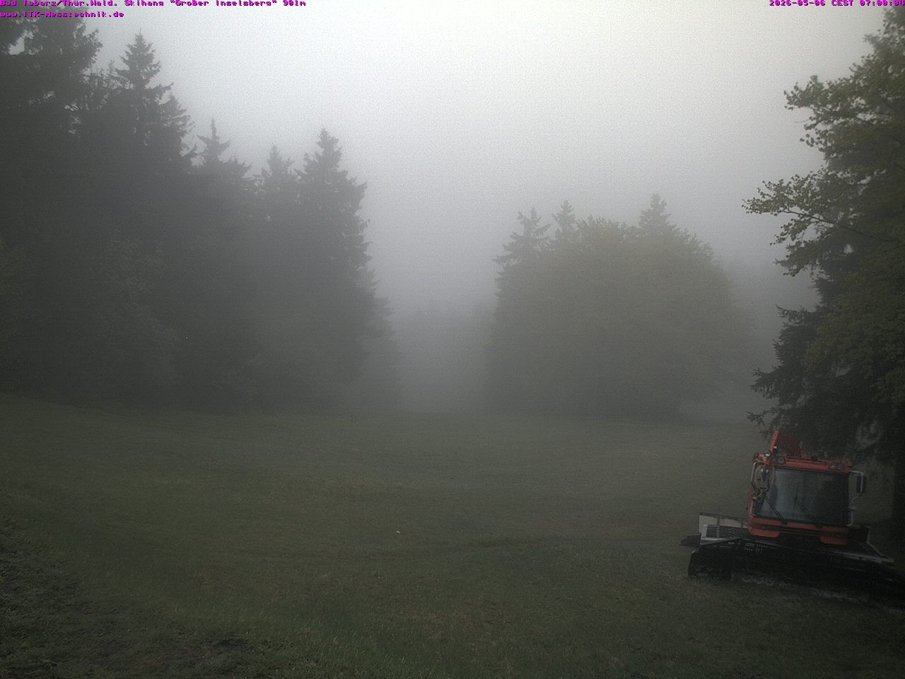 Archived image Webcam Großer Inselsberg, Thuringian Forest