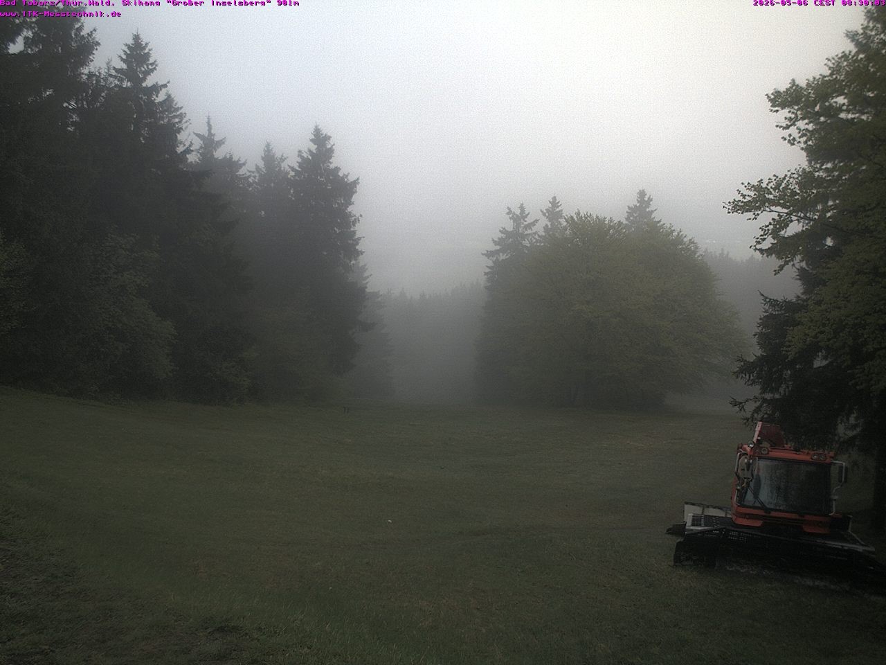 Archived image Webcam Großer Inselsberg, Thuringian Forest
