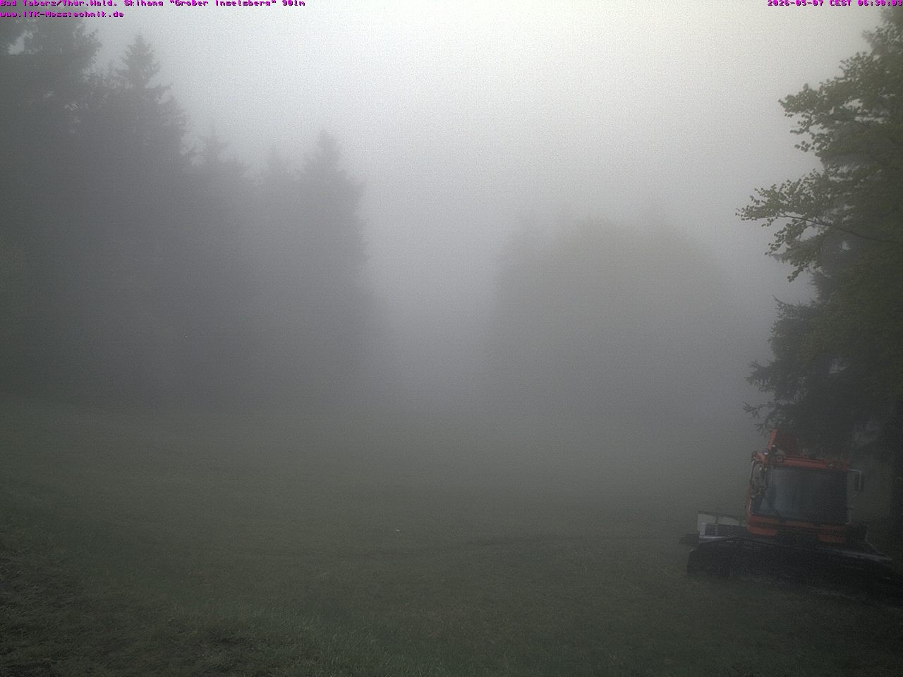 Archived image Webcam Großer Inselsberg, Thuringian Forest