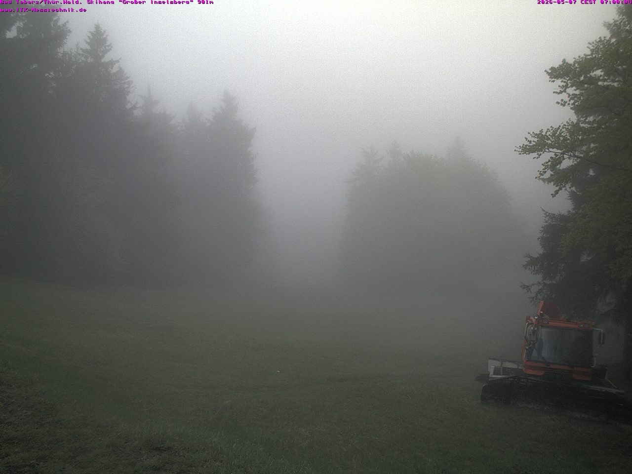 Archived image Webcam Großer Inselsberg, Thuringian Forest