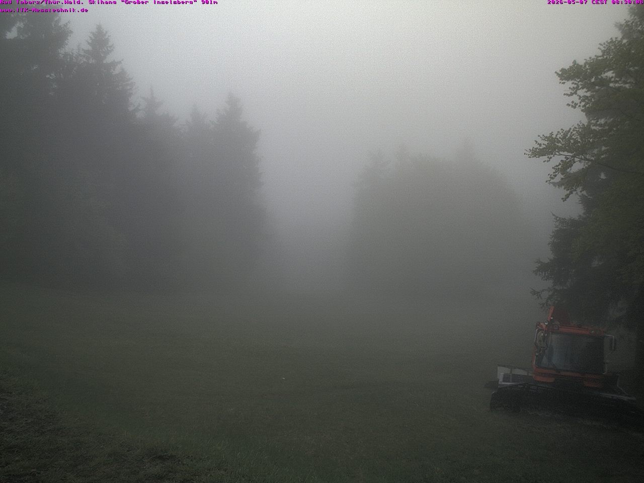 Archived image Webcam Großer Inselsberg, Thuringian Forest