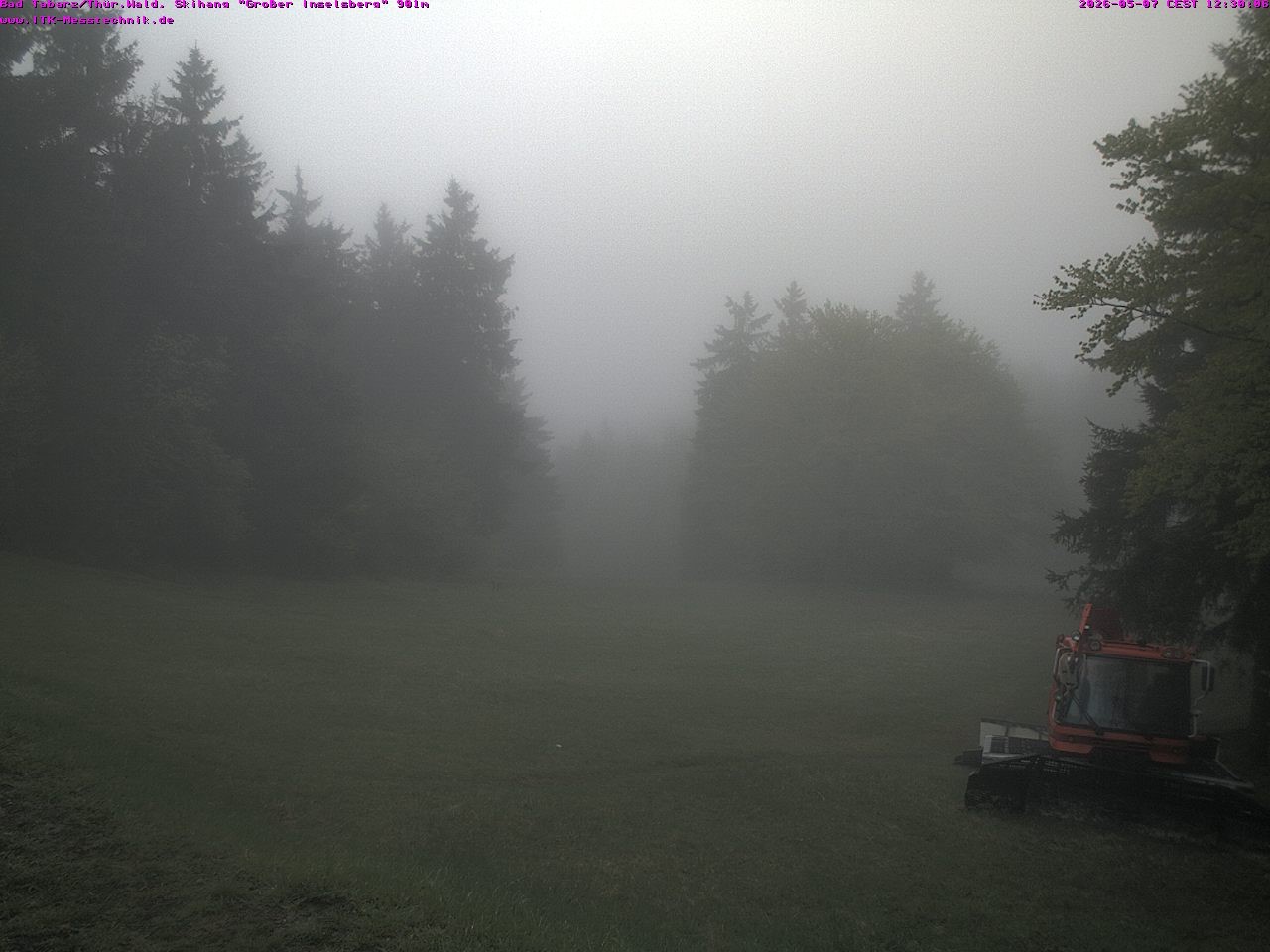 Archived image Webcam Großer Inselsberg, Thuringian Forest