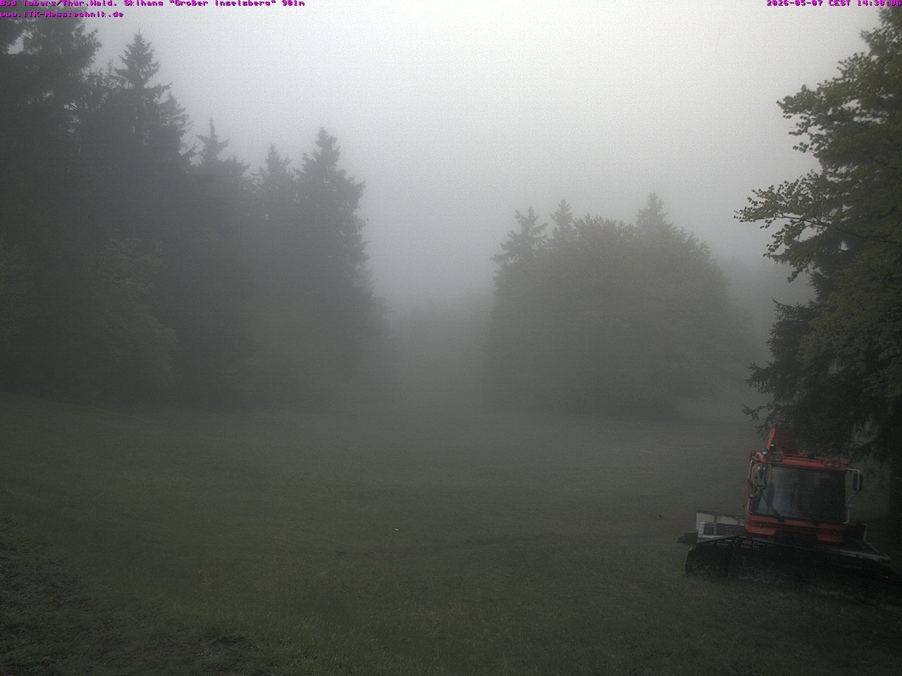 Archived image Webcam Großer Inselsberg, Thuringian Forest