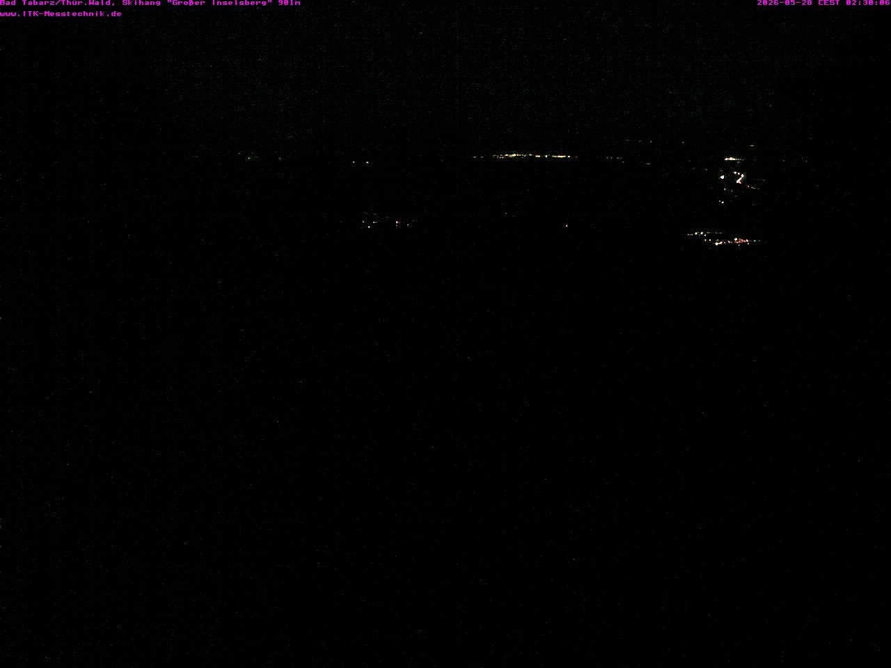 Archived image Webcam Großer Inselsberg, Thuringian Forest