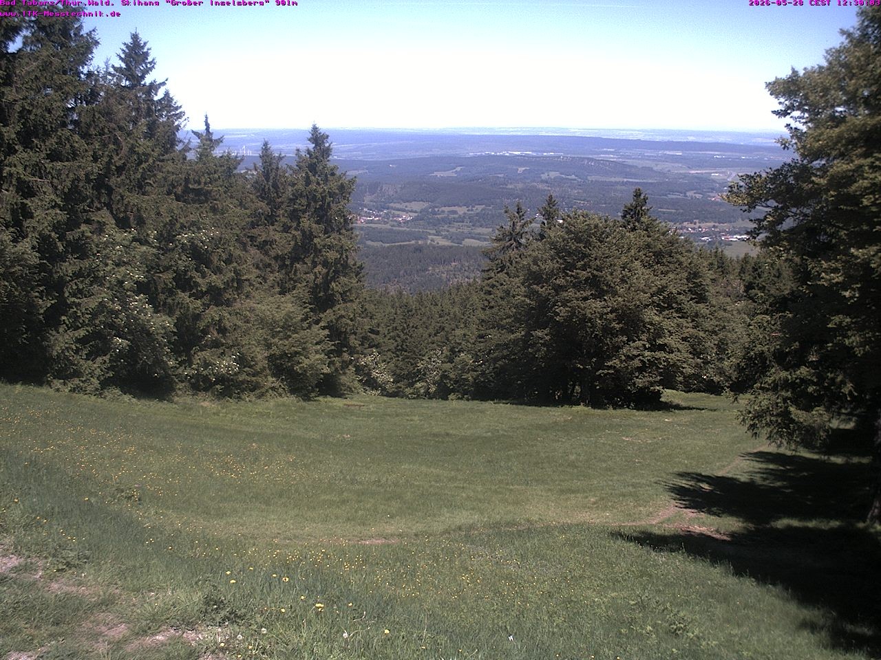 Archived image Webcam Großer Inselsberg, Thuringian Forest
