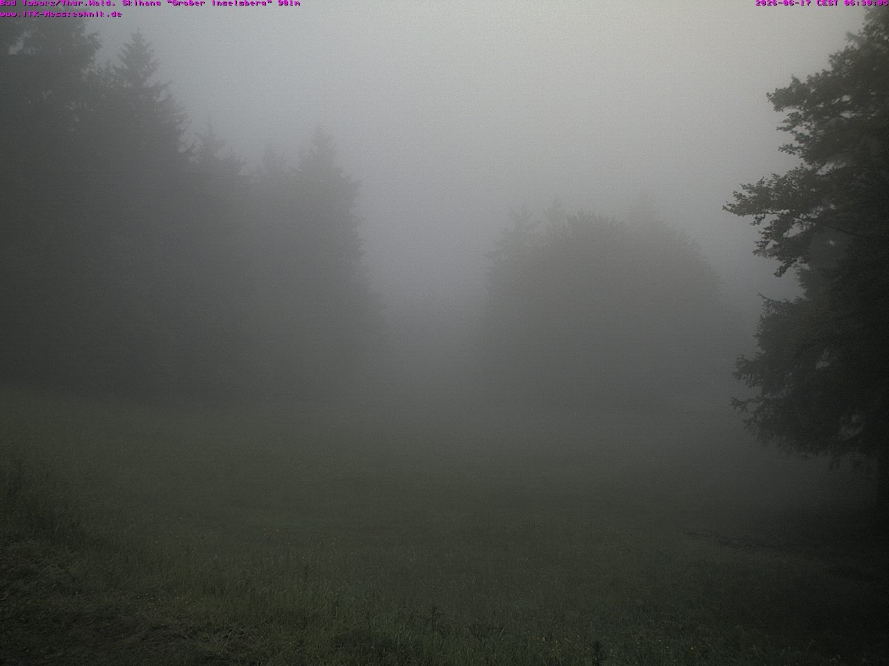 Archiv Foto Webcam Großer Inselsberg im Thüringer Wald