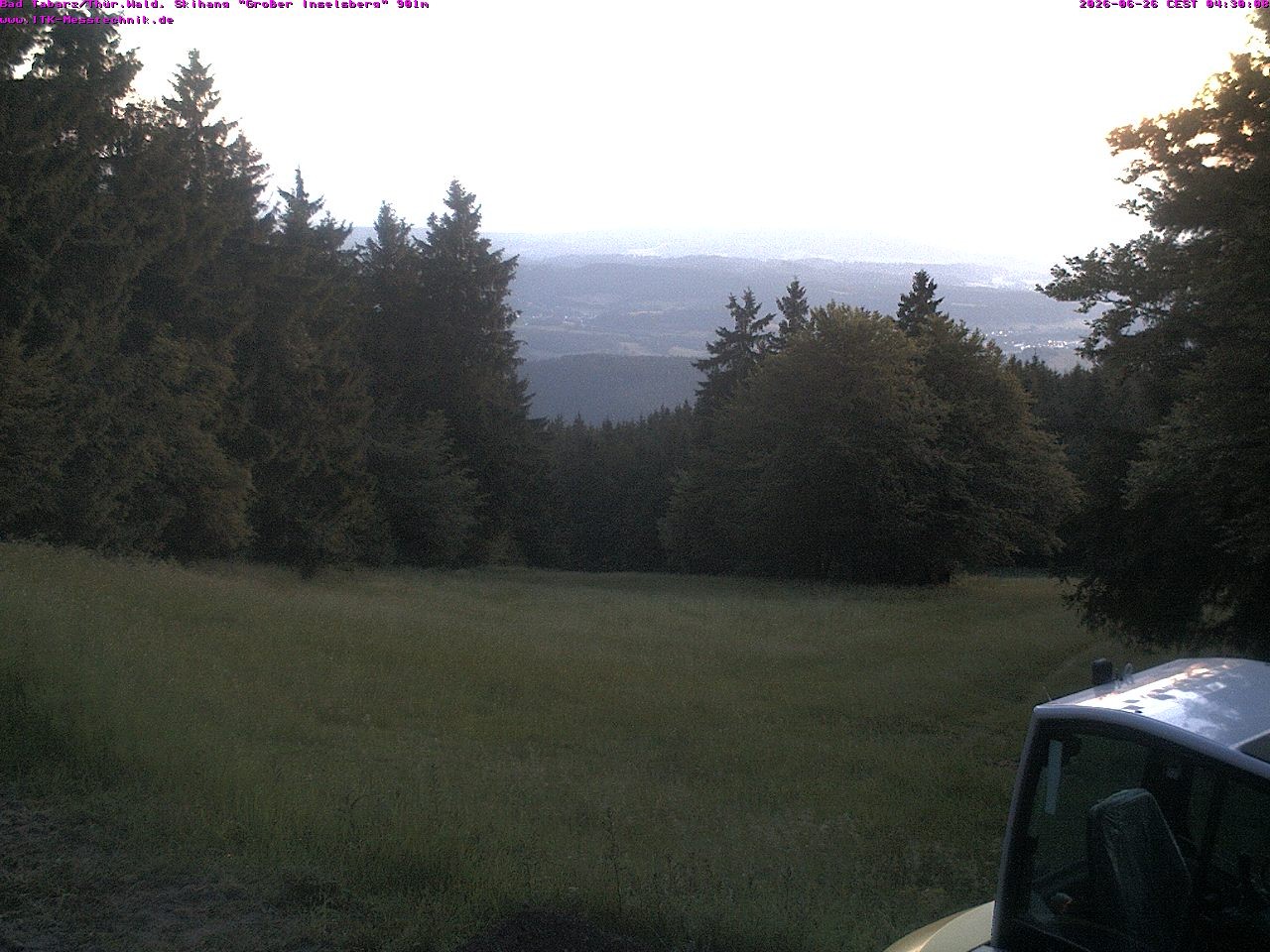Archived image Webcam Großer Inselsberg, Thuringian Forest