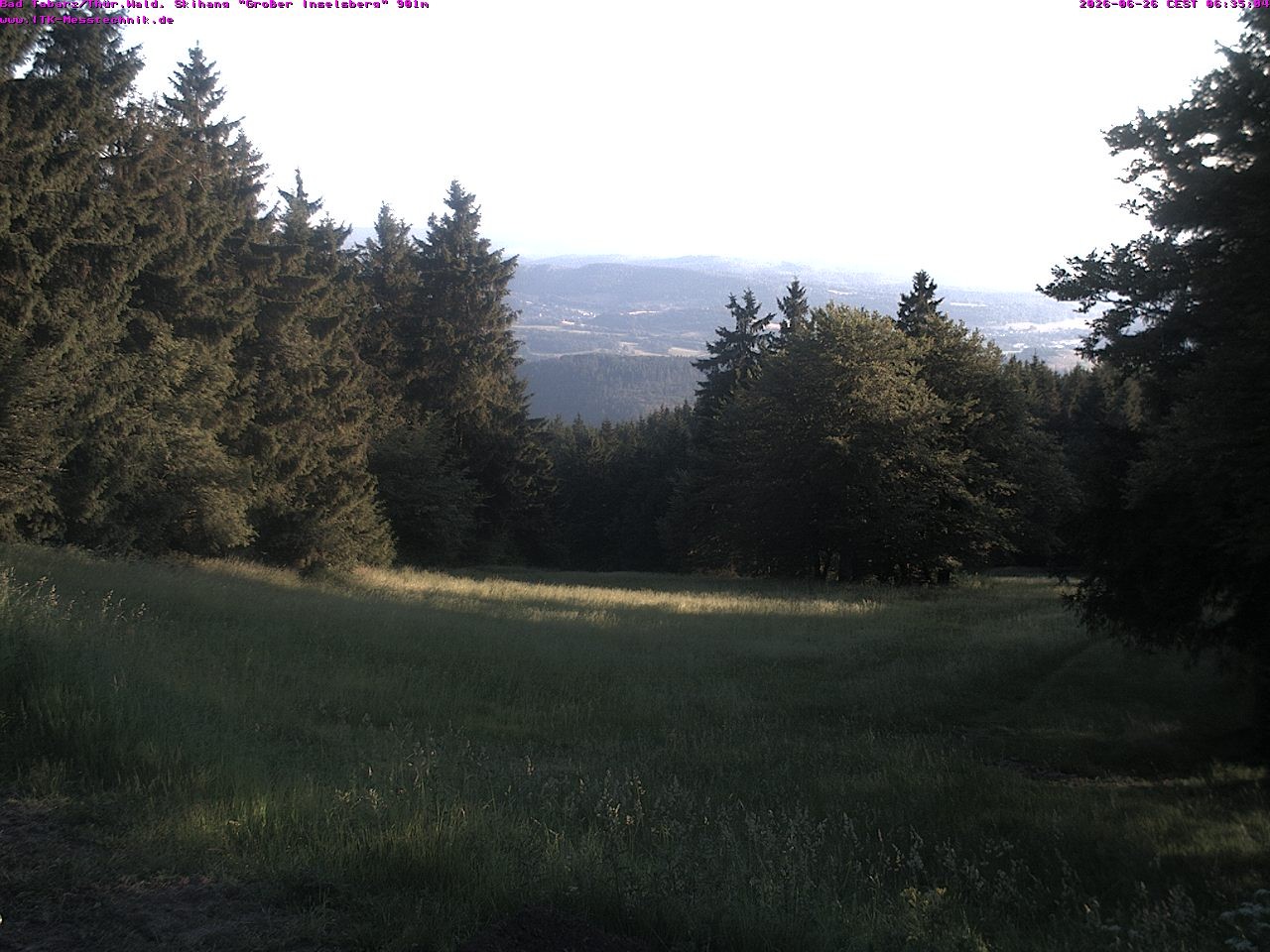 Archived image Webcam Großer Inselsberg, Thuringian Forest