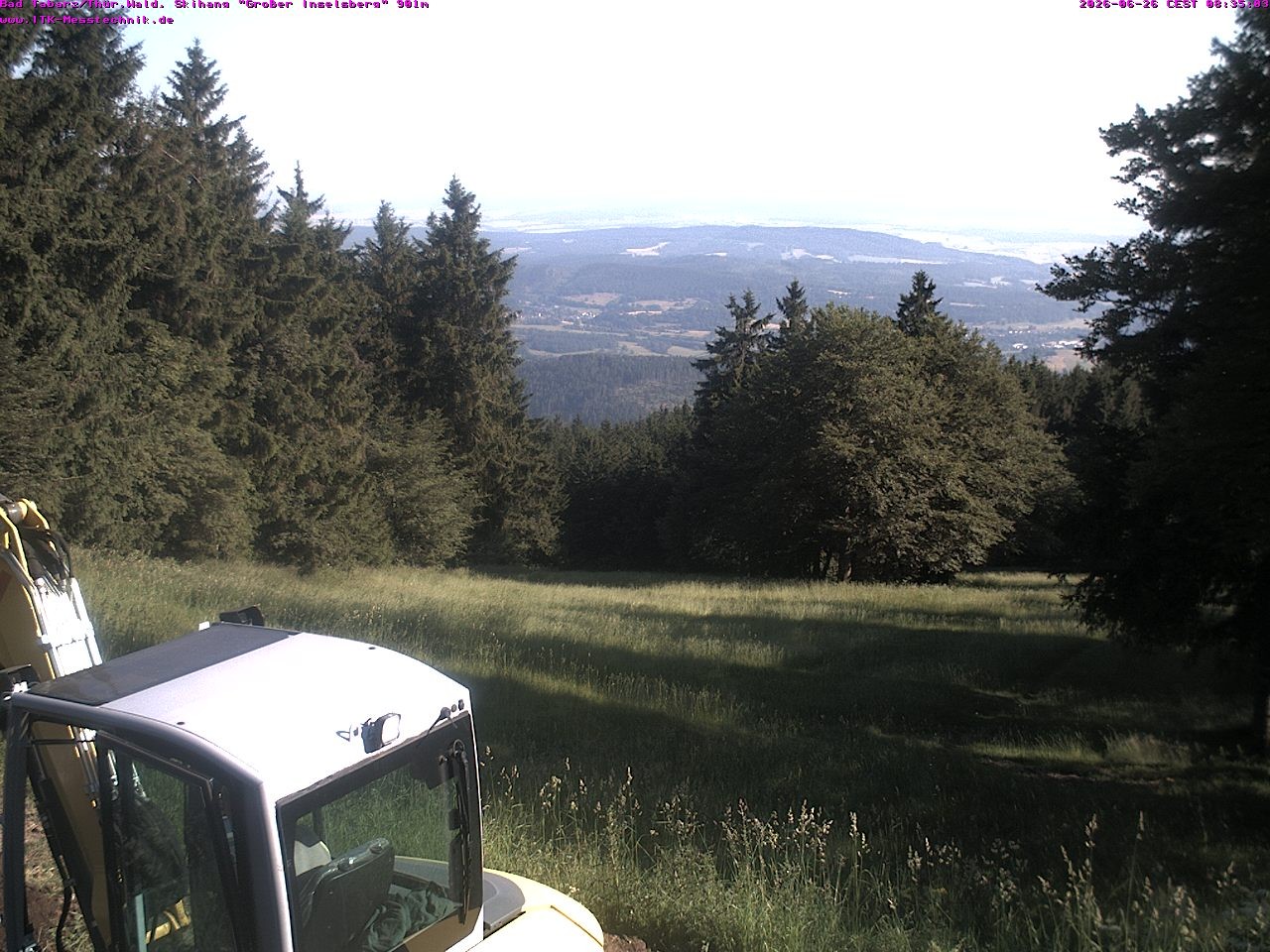 Archived image Webcam Großer Inselsberg, Thuringian Forest