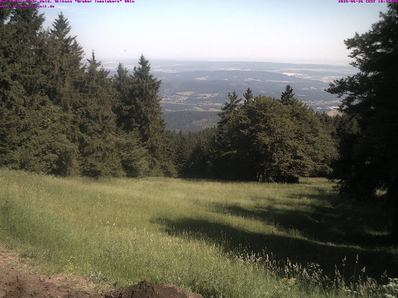 Archived image Webcam Großer Inselsberg, Thuringian Forest
