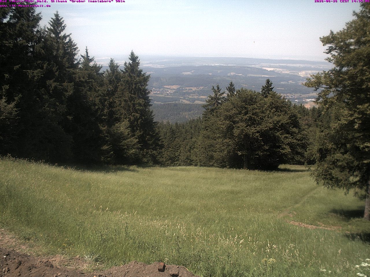 Archived image Webcam Großer Inselsberg, Thuringian Forest