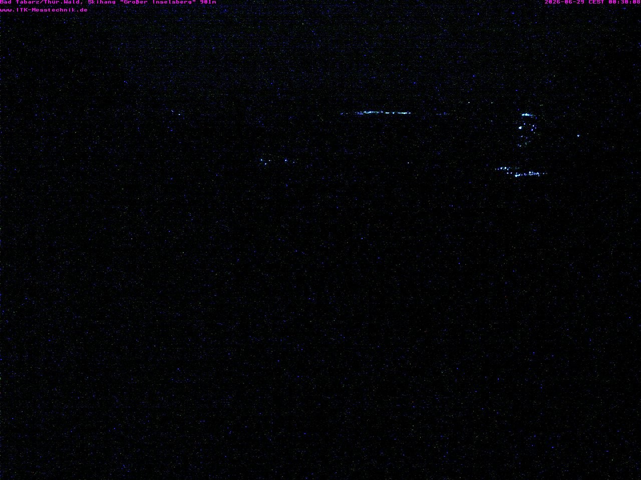 Archived image Webcam Großer Inselsberg, Thuringian Forest