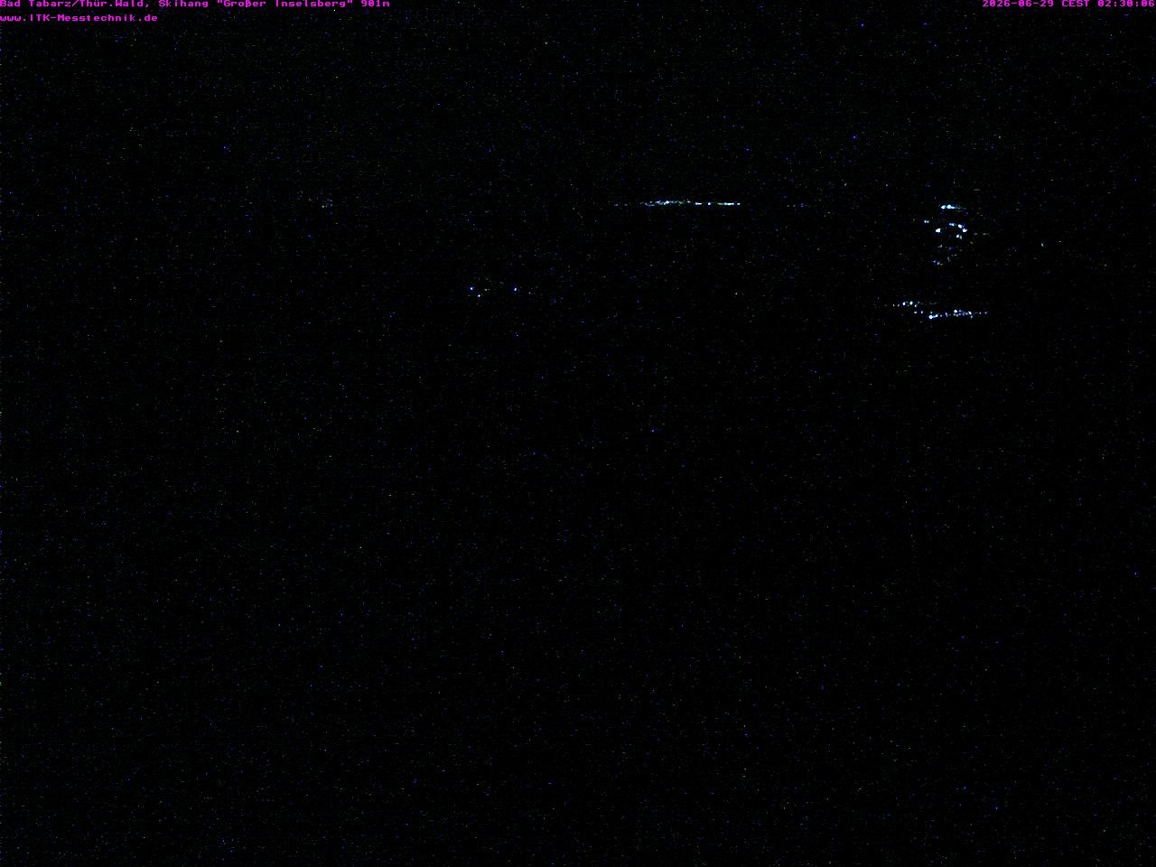 Archived image Webcam Großer Inselsberg, Thuringian Forest