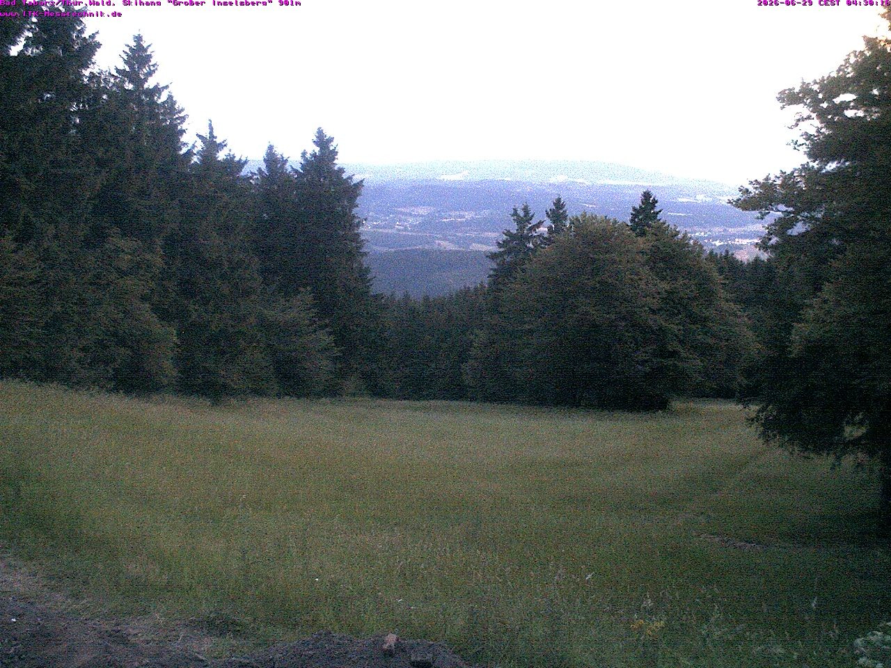 Archived image Webcam Großer Inselsberg, Thuringian Forest