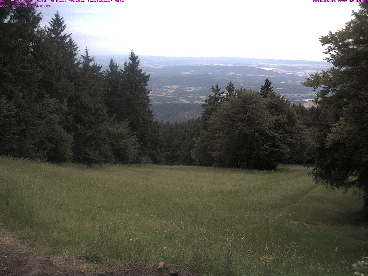 Archived image Webcam Großer Inselsberg, Thuringian Forest