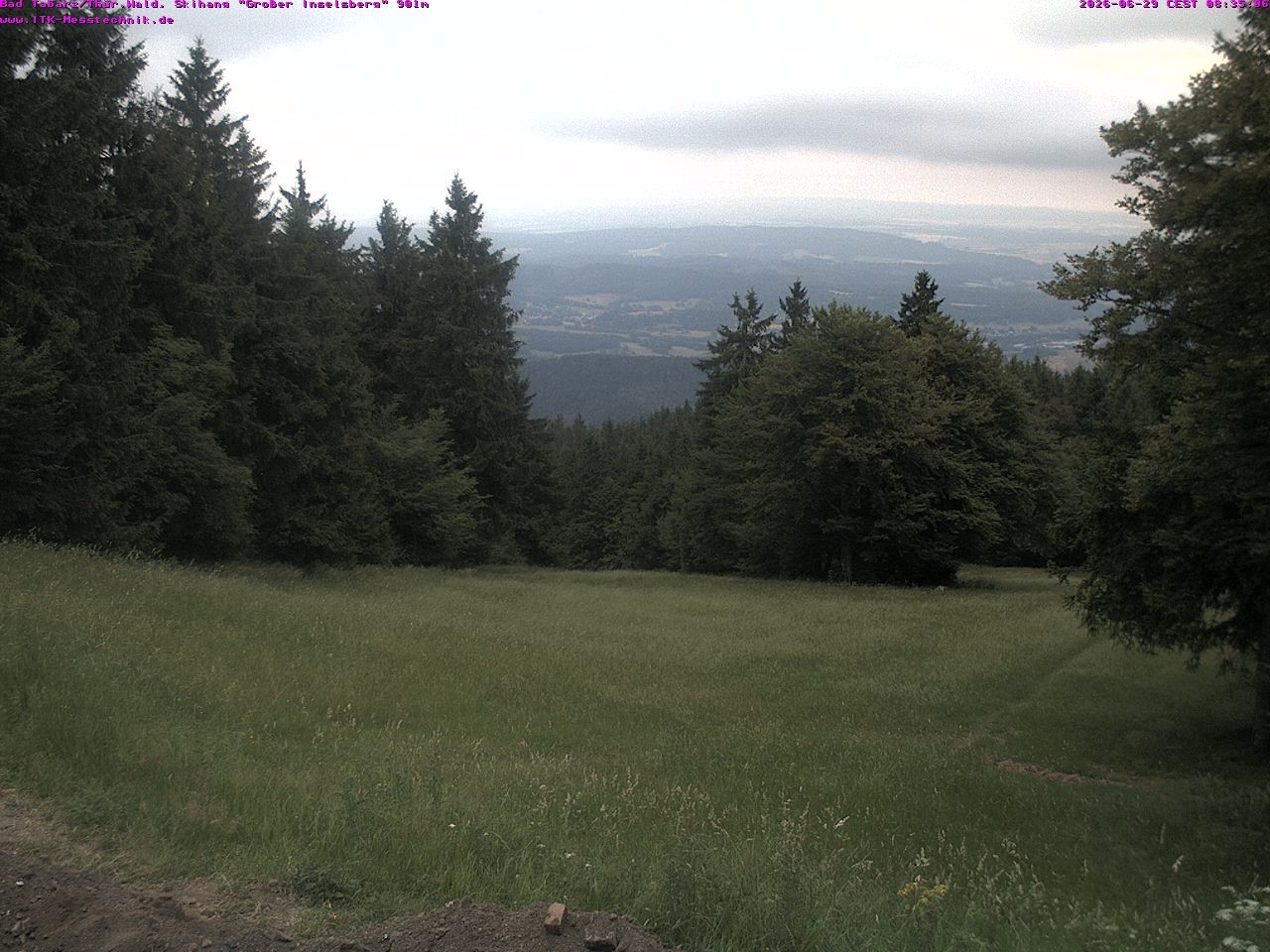 Archived image Webcam Großer Inselsberg, Thuringian Forest