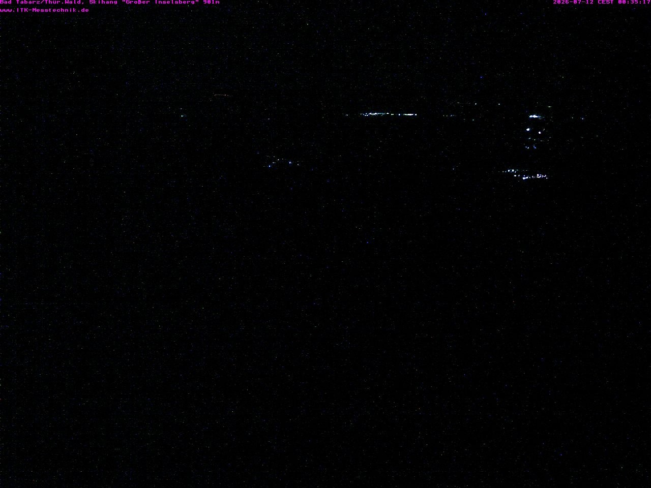 Archived image Webcam Großer Inselsberg, Thuringian Forest